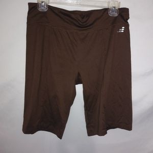 BCG M Bermuda Stretch Chocolate Walking Pickleball Athletic Shorts